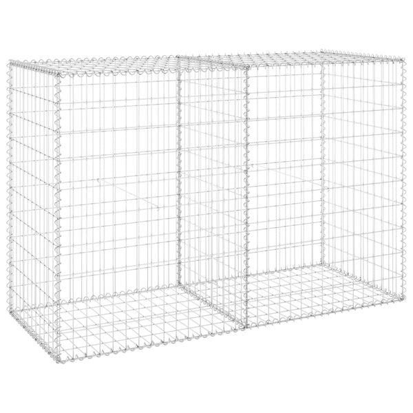 Gabion Baskets Gabion Wall With Covers Galvanised Steel 150X60x100 Cm