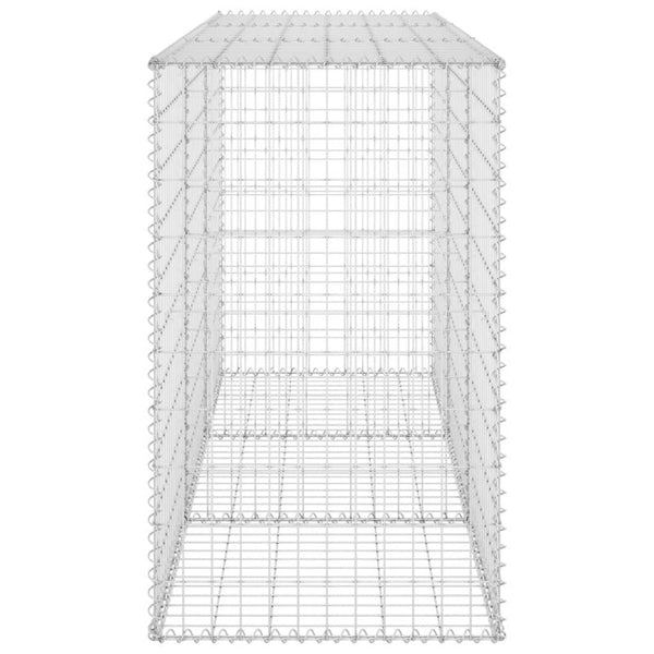 Gabion Baskets Gabion Wall With Covers Galvanised Steel 200X60x100 Cm