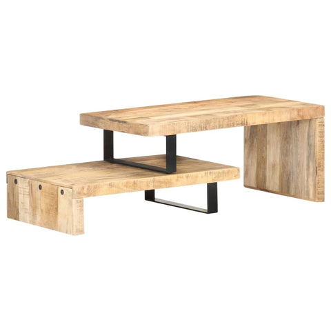 Coffee Tables 2 Piece Coffee Table Set Solid Mango Wood