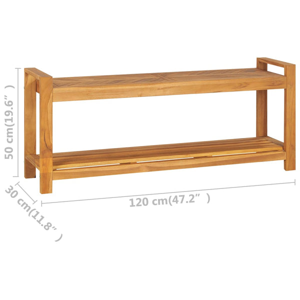 Benches Bench 120 Cm Solid Teak Wood