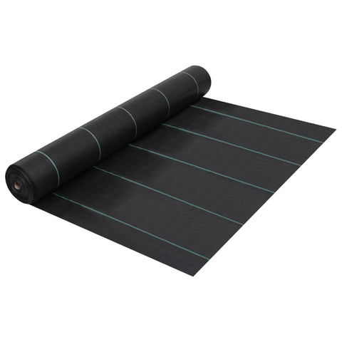 Weed Control Fabric Weed & Root Control Mat Black 2X25 Pp