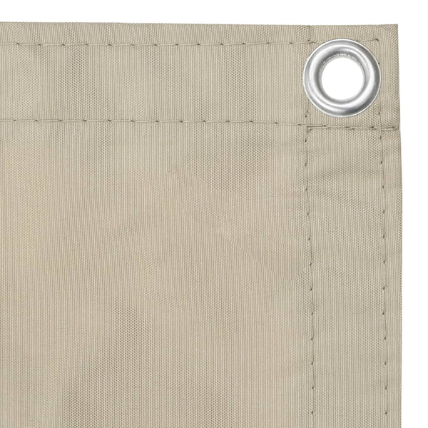 Garden Privacy Screens Balcony Screen Beige 90X300 Cm Oxford Fabric