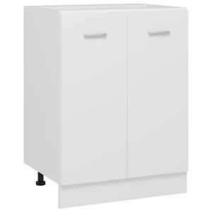 Kitchen Cabinet Doors and Fronts Bottom Cabinet White 60X46x81.5 Cm Engineered Wood