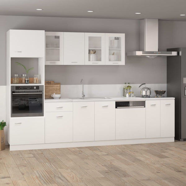 Kitchen Cabinet Doors and Fronts Bottom Cabinet White 60X46x81.5 Cm Engineered Wood