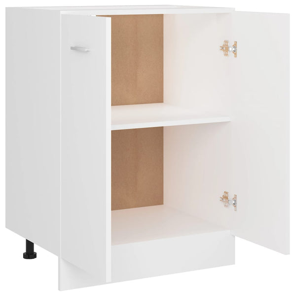 Kitchen Cabinet Doors and Fronts Bottom Cabinet White 60X46x81.5 Cm Engineered Wood