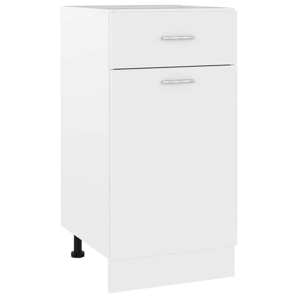 Kitchen Cabinet Doors and Fronts Drawer Bottom Cabinet White 40X46x81.5 Cm Engineered Wood