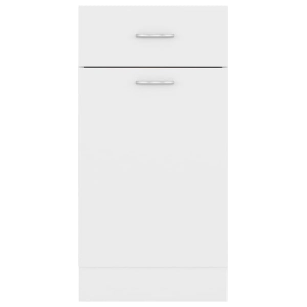 Kitchen Cabinet Doors and Fronts Drawer Bottom Cabinet White 40X46x81.5 Cm Engineered Wood