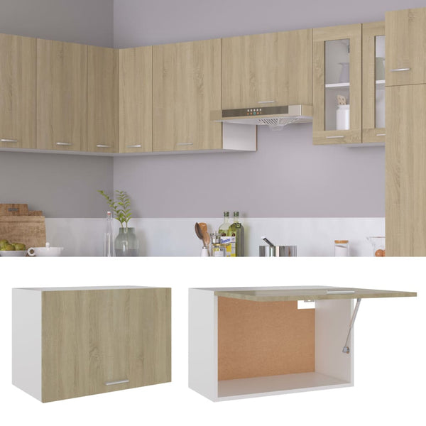 Cabinets & Cupboards Hanging Cabinet Sonoma Oak 60X31x40 Cm Engineered Wood