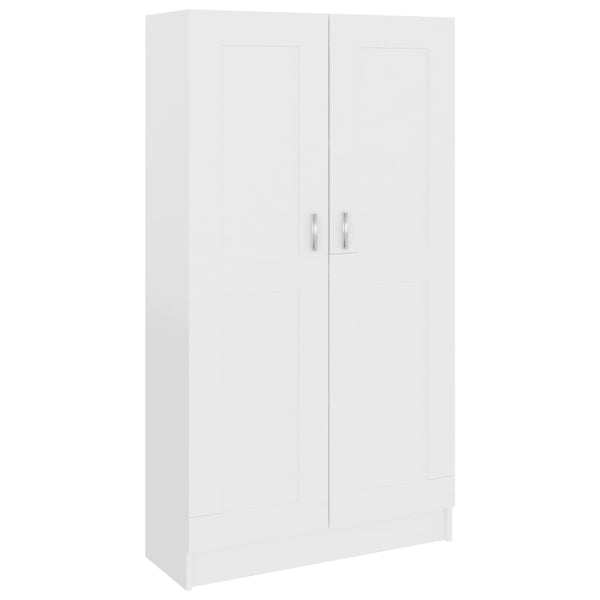 Cabinets & Cupboards Book Cabinet White 82.5X30.5X150 Cm Engineered Wood