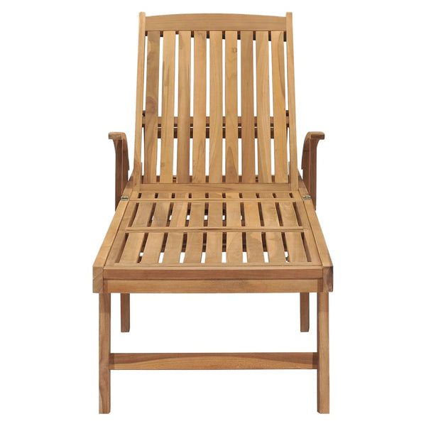 Loungers Sun Lounger Solid Teak Wood