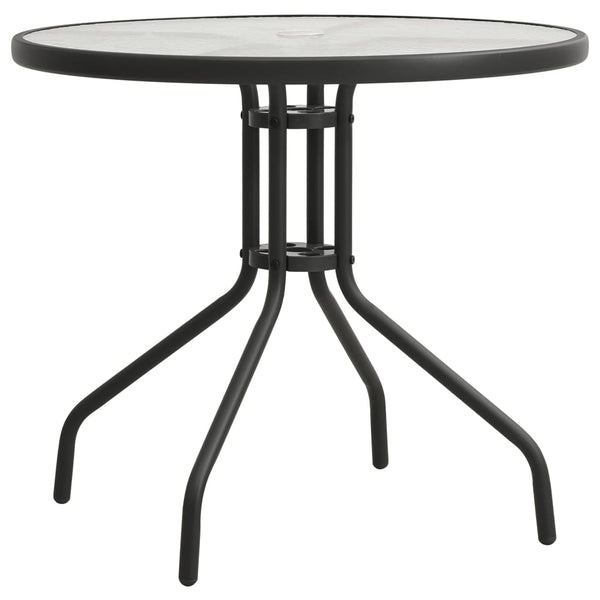 Patio & Garden Tables Bistro Table Anthracite 80X71 Cm Steel