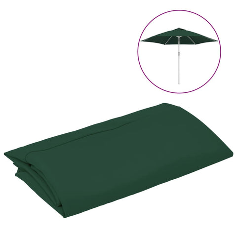 Umbrella Accessories Replacement Fabric For Outdoor Parasol Green 300 Cm