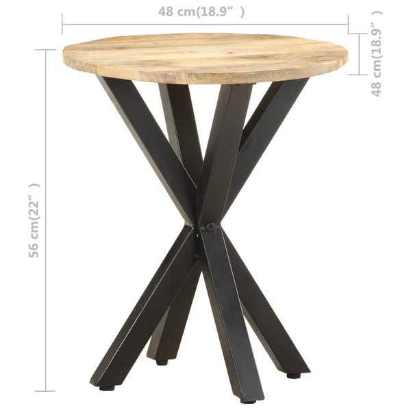 Side Tables Side Table 48X48x56 Cm Solid Mango Wood