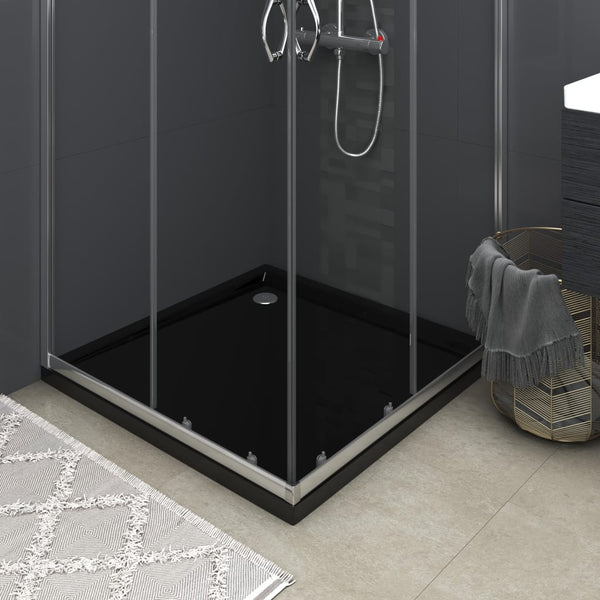 Shower Trays & Bases Square Abs Shower Base Tray Black 80X80 Cm