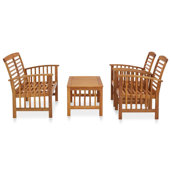 Patio Furniture Sets 4 Piece Garden Lounge Set Solid Acacia Wood