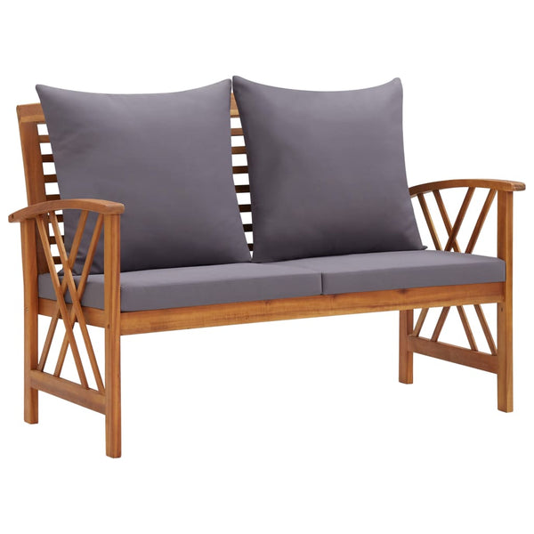 Patio Furniture Sets 4 Piece Garden Lounge Set With Cushions Solid Acacia Wood