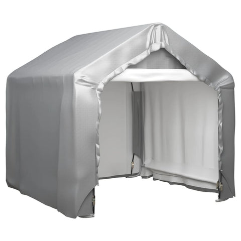 Sheds Summerhouses Carports Storage Tent Grey 180X180 Cm Galvanised Steel