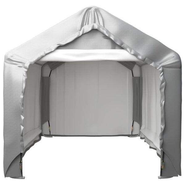 Sheds Summerhouses Carports Storage Tent Grey 180X180 Cm Galvanised Steel