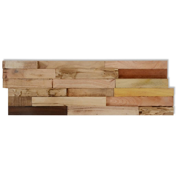 Wall Cladding Panels 10 Pcs 1.03 M Recycled Teak Wood