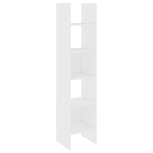 Cabinets & Cupboards Book Cabinet White 40X35x180 Cm Engineered Wood