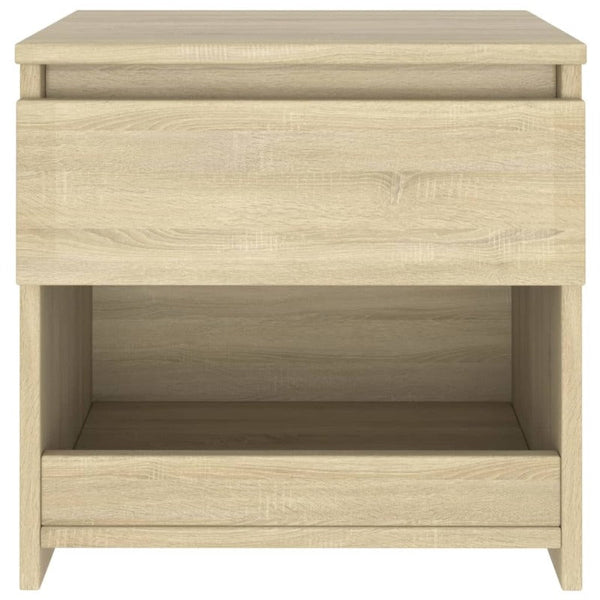 Bedside Cabinet Sonoma Oak 40X30x39 Cm Engineered Wood