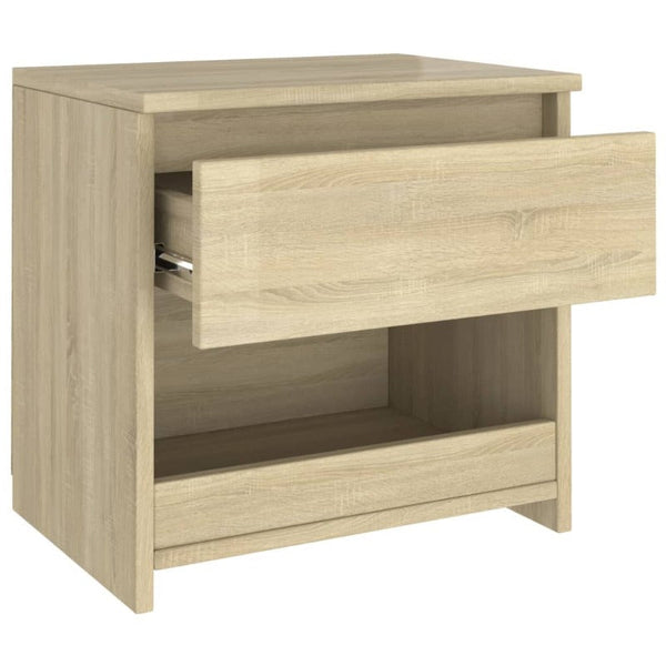 Bedside Cabinet Sonoma Oak 40X30x39 Cm Engineered Wood