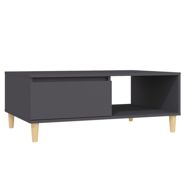 Coffee Tables Coffee Table Grey 90X60x35 Cm Engineered Wood