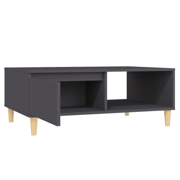 Coffee Tables Coffee Table Grey 90X60x35 Cm Engineered Wood