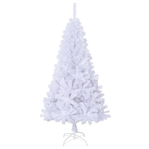 Seasonal Decorations Artificial Christmas Tree With Thick Branches White 120 Cm Pvc