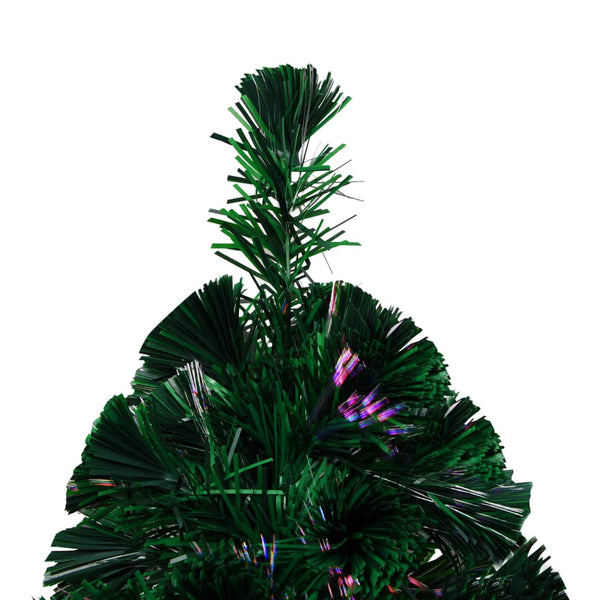 Seasonal Decorations Artificial Christmas Tree With Stand Green 180 Cm Fibre Optic