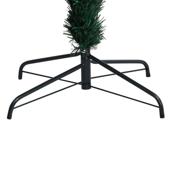 Seasonal Decorations Artificial Christmas Tree With Stand Green 180 Cm Fibre Optic