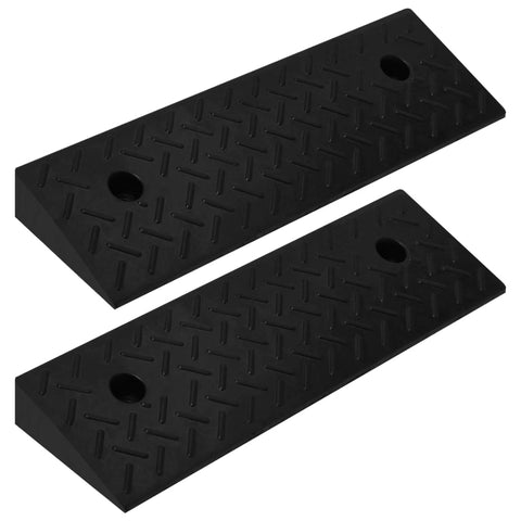 Mobility Access Ramps Kerb Ramps 2 Pcs 50X17.5X5 Cm Rubber