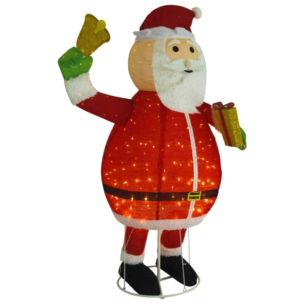 Seasonal Decorations Decorative Christmas Santa Claus Figure Led Luxury Fabric 180 Cm