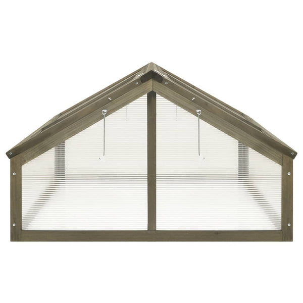 Greenhouses Greenhouse Grey 114X80x50 Cm Firwood