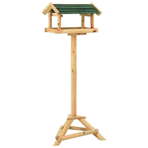 Bird Feeders Bird Feeder With Stand 37X28x100 Cm Solid Fir Wood