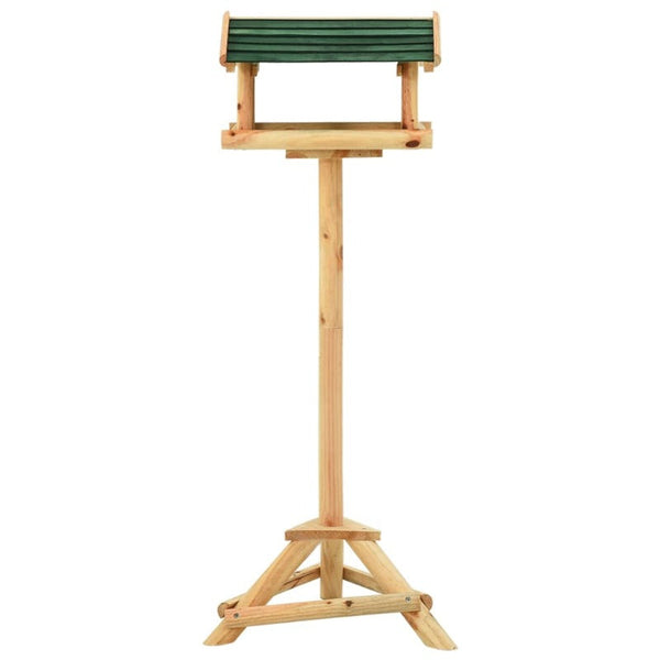 Bird Feeders Bird Feeder With Stand 37X28x100 Cm Solid Fir Wood