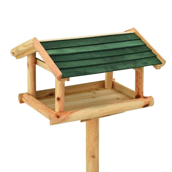 Bird Feeders Bird Feeder With Stand 37X28x100 Cm Solid Fir Wood