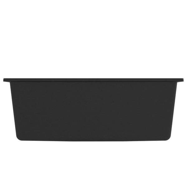 Kitchen Sink With Overflow Hole Black Granite