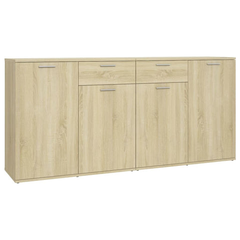 Sideboards & Buffets Sideboard Sonoma Oak 160X36x75 Cm Engineered Wood