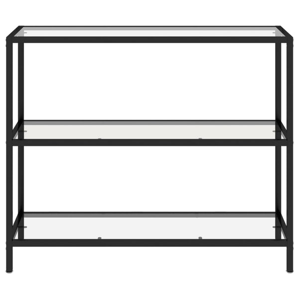 Tables Shelf Transparent 100X36x90 Cm Tempered Glass