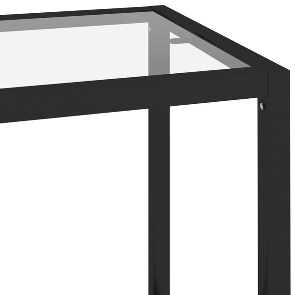 Tables Shelf Transparent 100X36x90 Cm Tempered Glass