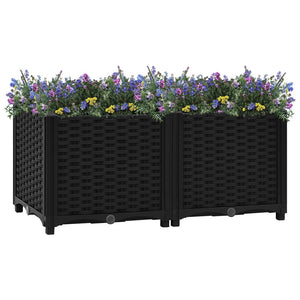 Raised Garden Beds Raised Bed 80X40x38 Cm Polypropylene