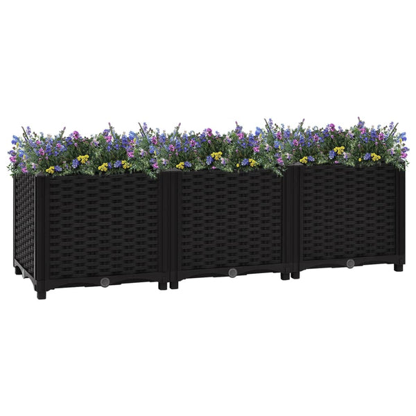 Raised Garden Beds Raised Bed 120X40x38 Cm Polypropylene