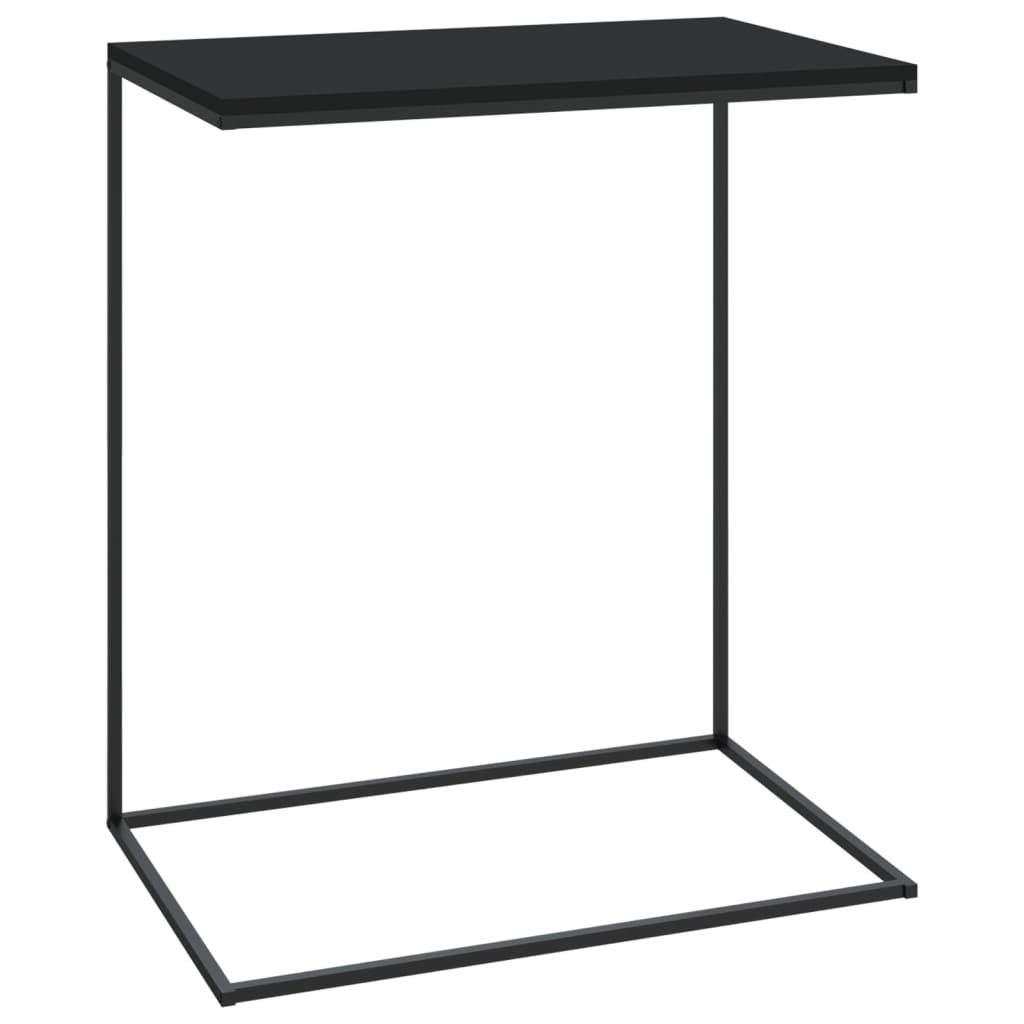 Side Tables Side Table Black 55X35x66 Cm Engineered Wood