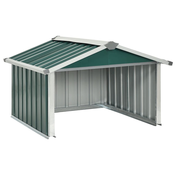 Sheds Summerhouses Carports Garden Robot Lawnmower Shed 92X97x63 Cm Galvanised Steel