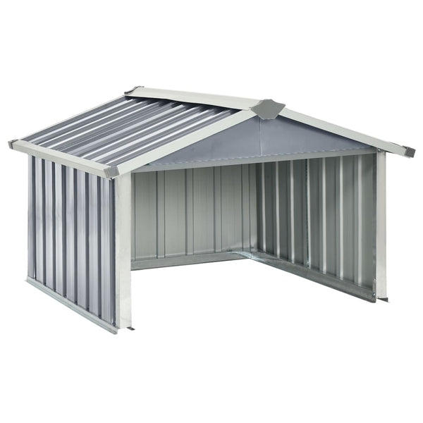 Sheds Summerhouses Carports Garden Robot Lawnmower Shed 92X97x63 Cm Galvanised Steel