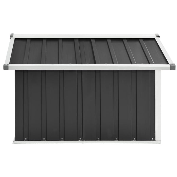 Sheds Summerhouses Carports Garden Robot Lawnmower Shed 92X97x63 Cm Galvanised Steel