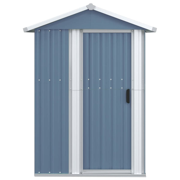 Sheds Summerhouses Carports Garden Shed Grey 126X97.5X177 Cm Galvanised Steel