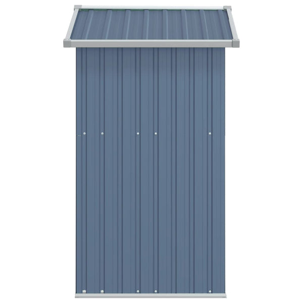 Sheds Summerhouses Carports Garden Shed Grey 126X97.5X177 Cm Galvanised Steel