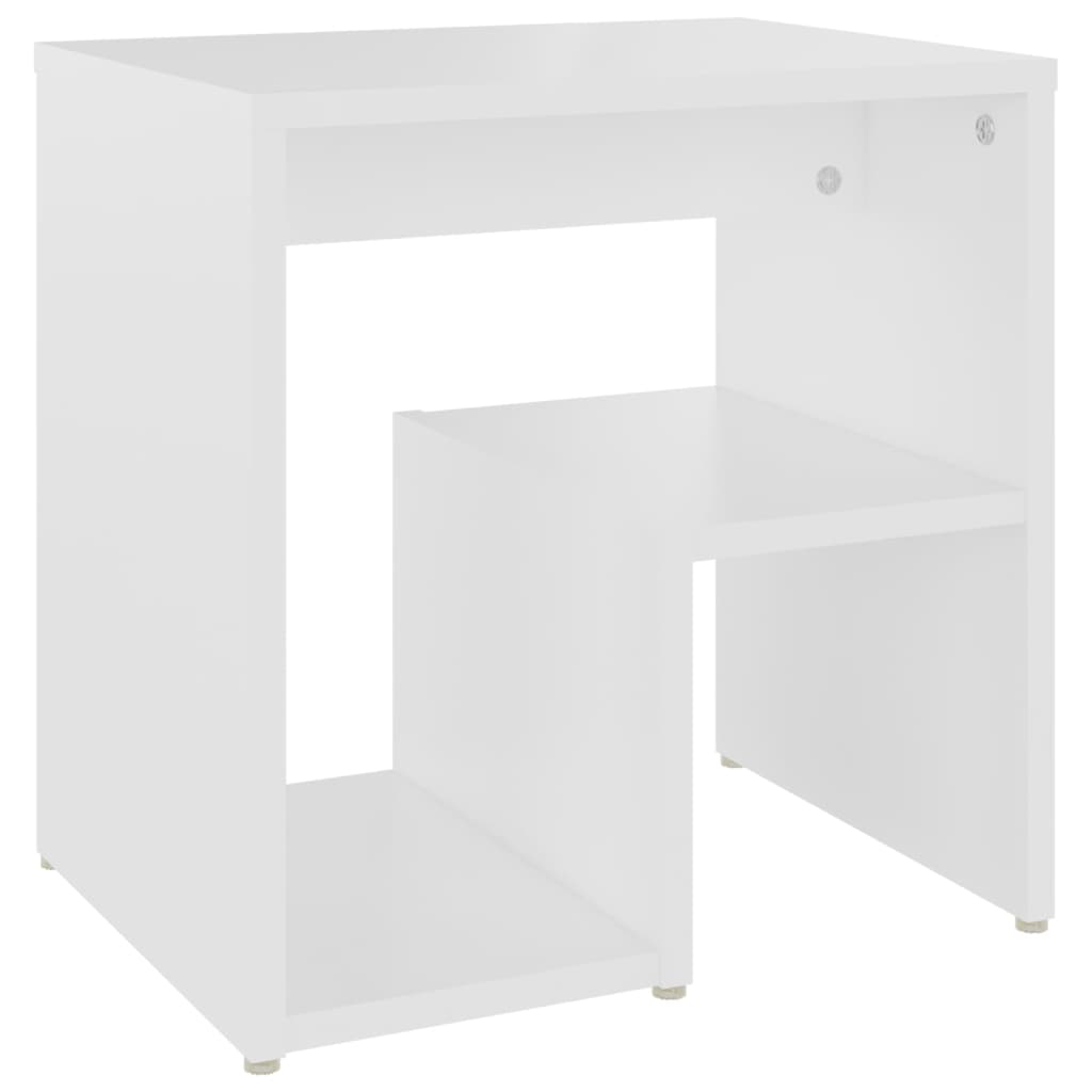 Bedside Tables Bed Cabinet White 40X30x40 Cm Engineered Wood